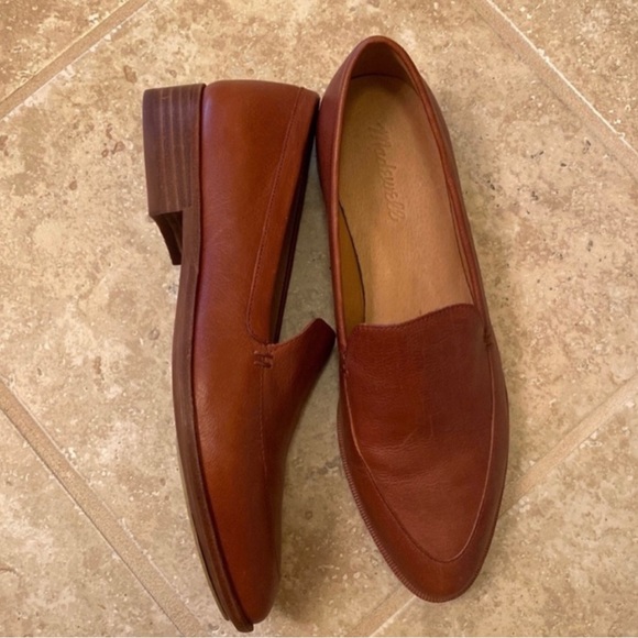 Madewell Shoes - Madewell Frances loafers 8.5 cognac leather minimalist flats capsule wardrobe